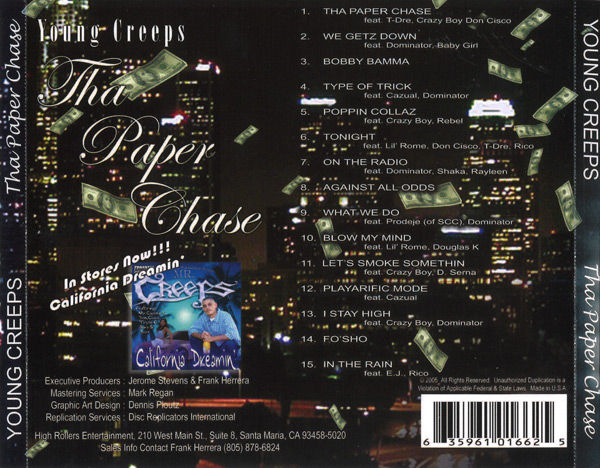 Young Creeps - Tha Paper Chase Chicano Rap